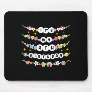 Tapis De Souris C'est mon 4ème anniversaire 4 Joyeux Anniversaire 