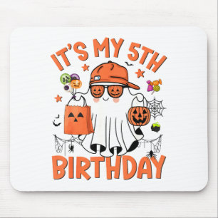 Tapis De Souris C'est mon 5e anniversaire Funny Halloween Boo Fant