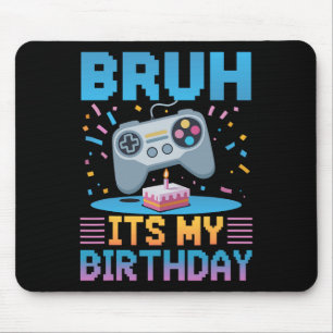 Tapis De Souris C'est mon anniversaire T-shirt Cadeaux de fête de