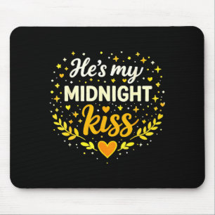Tapis De Souris C'est mon baiser de minuit Citation d'amour romant