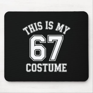 Tapis De Souris C'est mon costume de Halloween 67 Humour sportif G