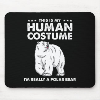 Tapis De Souris C'est Mon Costume D'humain Je Suis Réellement Un O
