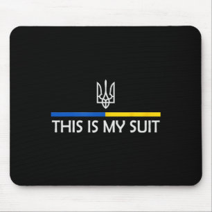 Tapis De Souris C'est Mon Costume Soutien Zelensky Ukrainien Souti