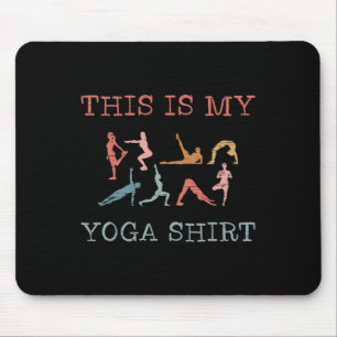 Tapis De Souris C'est mon design de yoga poses de yoga flux Vinyas