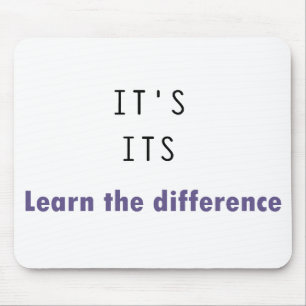 Tapis De Souris C'est sa grammaire