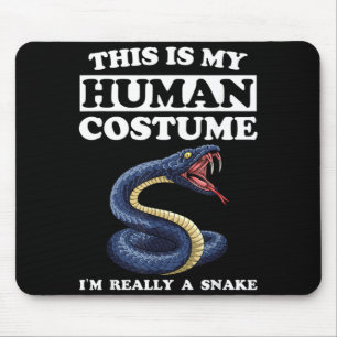 Tapis De Souris C'est un costume humain, c'est un serpent, Hallowe