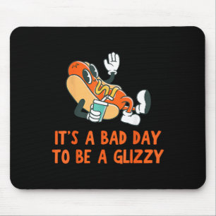 Tapis De Souris C'est un jour D pour être un Glizzy 4 juillet Hot