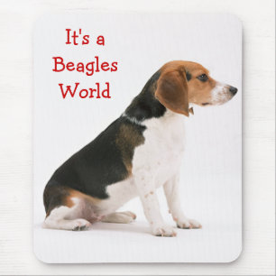 Tapis De Souris C'est un monde Beagle Mousepad