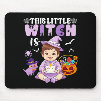 Tapis De Souris Cette petite sorcière fête son 1er anniversaire Ha