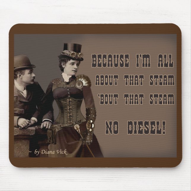 Tapis De Souris Cette vapeur Mousepad (Devant)