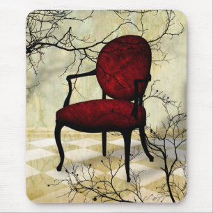 Tapis De Souris Chaise royale avec des branches