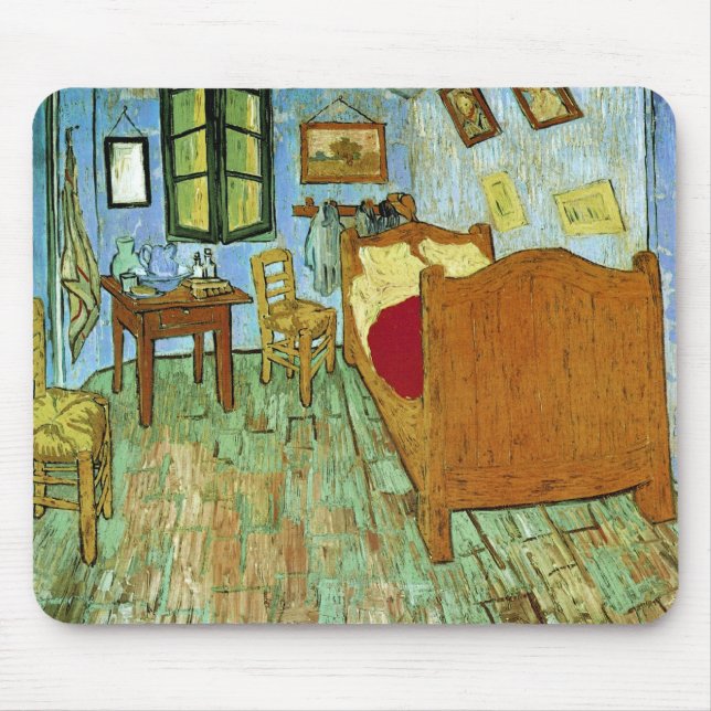 Tapis De Souris Chambre à Arles (F484) Van Gogh Art (Devant)