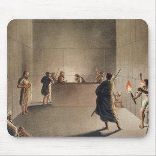 Tapis De Souris Chambre et sarcophage dans la grande pyramide du