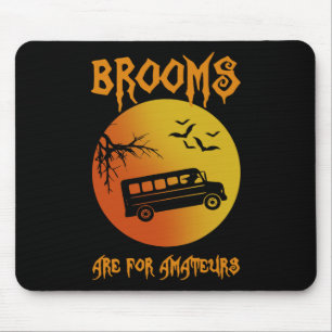 Tapis De Souris Chambres Pour Amateurs Bus Driver Halloween Men W 