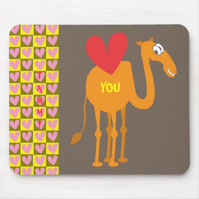 Tapis De Souris Chameau Mousepad (Devant)