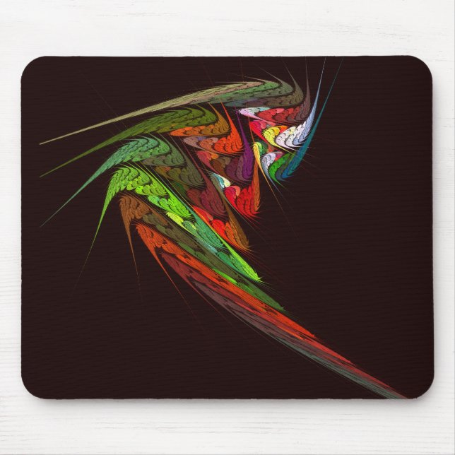 Tapis De Souris Chameleon Art Abstrait Mousepad (Devant)