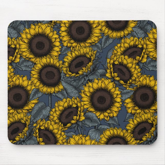Tapis De Souris Champ de tournesol 2 (Devant)