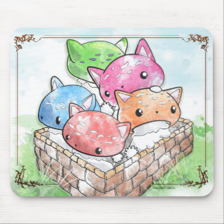 Tapis De Souris Champignons mignons de chat de Mewshroom Mousepad