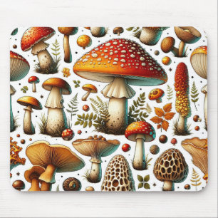 Tapis De Souris Champignons sauvages Whimsical