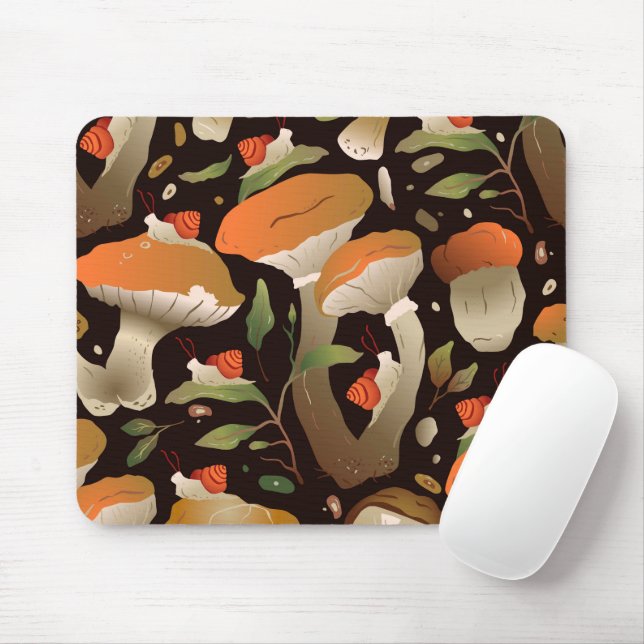 Tapis De Souris Champignons vintages (Avec souris)