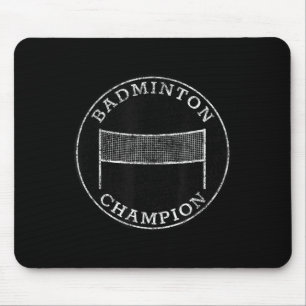 Tapis De Souris Champion de badminton Famille compétitive Cour arr