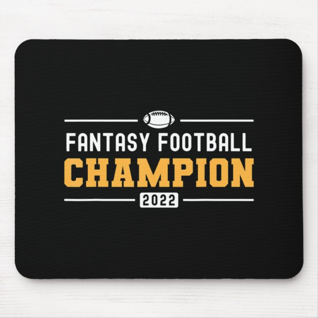 Tapis De Souris Champion de la Ligue d'Imaginaire Champ 2022 de fo (Devant)
