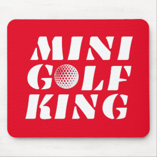 Tapis De Souris Champion Minigolf King Minigolfer