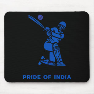 Tapis De Souris Champions en bleu fierté de l'Inde Pl cricket indi