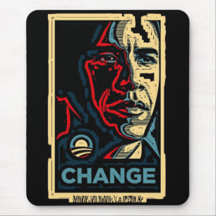Tapis De Souris Changement d'Obama