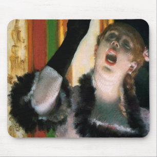 Tapis De Souris Chanteur avec un Glove, Edgar Degas