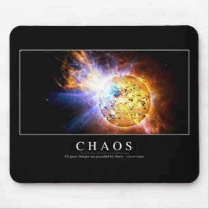 Tapis De Souris Chaos : Citation inspirée