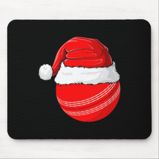Tapis De Souris Chapeau de Noël de Santa Cricket de Noël