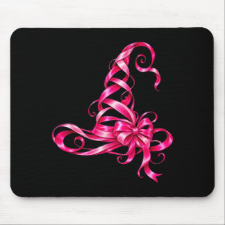 Tapis De Souris Chapeau de sorcière ruban rose cancer du sein hall