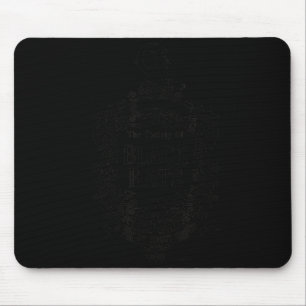 Tapis De Souris Chapeaux noirs société halloween sorcière volant l