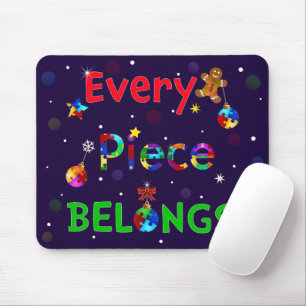 Tapis De Souris Chaque pièce appartient à Noël