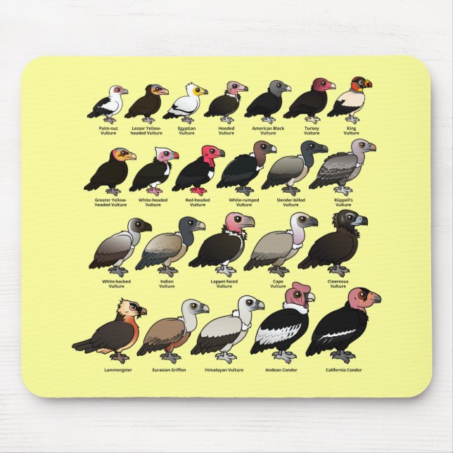 Tapis De Souris Chaque vautour (Devant)