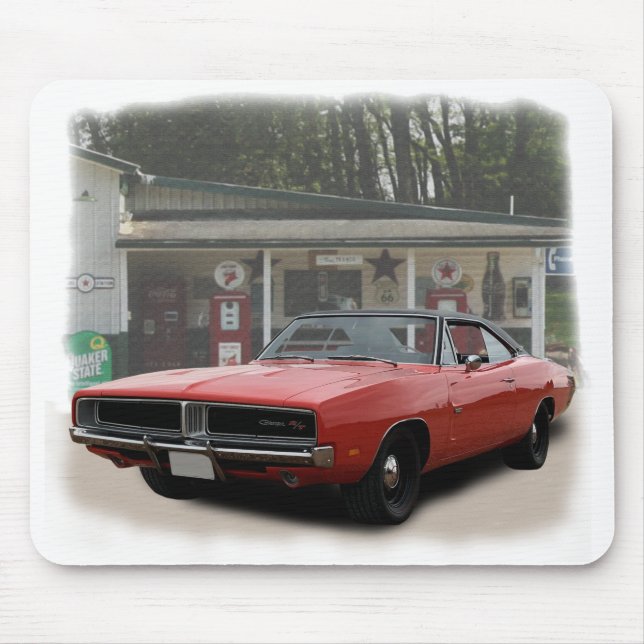 Tapis De Souris Chargeur de Dodge RT 1969 (Devant)