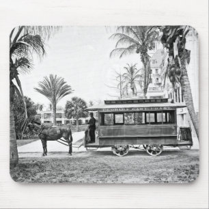 Tapis De Souris Chariot 1909 à la Floride de Palm Beach Mousepad