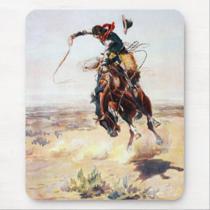 Tapis De Souris Charles Marion Russell un mauvais Hoss