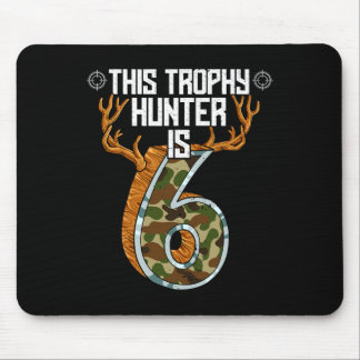 Tapis De Souris Chasse à la chasse 6e anniversaire