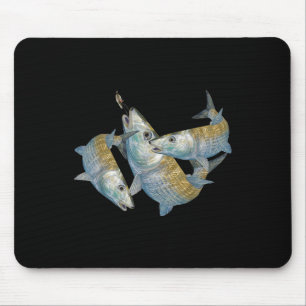 Tapis De Souris Chasse au bonefish Pêche à la mouche en eau salée