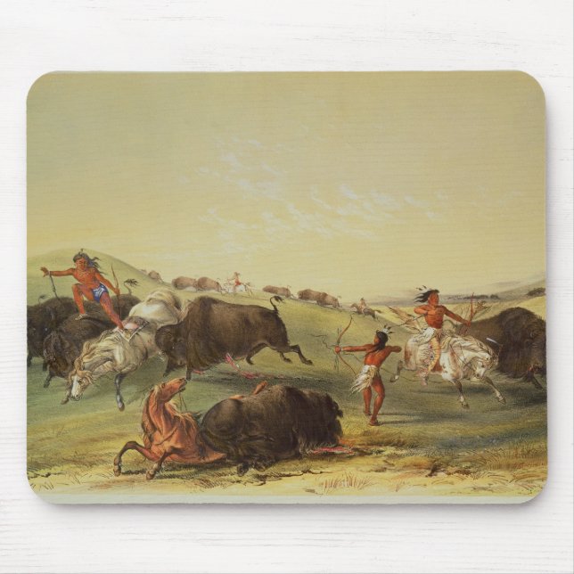 Tapis De Souris Chasse de Buffalo (Devant)