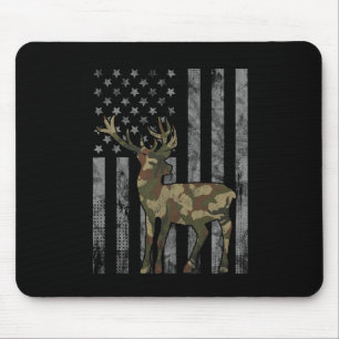 Tapis De Souris Chasseur Camouflage Chasse Chasse Buck Elk América