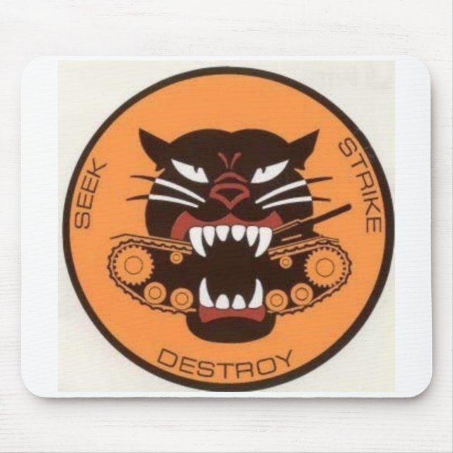 Tapis De Souris Chasseur de chars Mousepad (Devant)