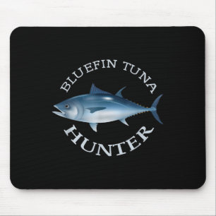 Tapis De Souris Chasseur de Thon Rouge, T Shirt de pêche en eau sa