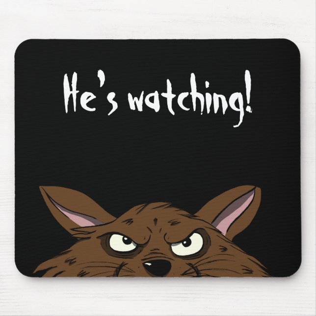 Tapis De Souris Chasseur Mousepad de souris (Devant)