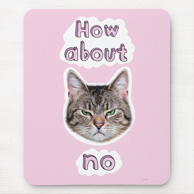 Tapis De Souris Chat agacé (Devant)