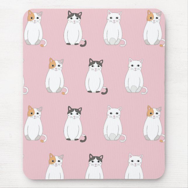 Tapis De Souris chat assis (Devant)