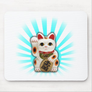 Tapis De Souris Chat chanceux (Maneki-neko)