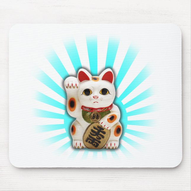 Tapis De Souris Chat chanceux (Maneki-neko) (Devant)